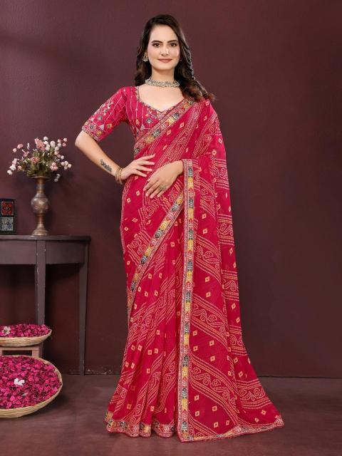 Vastrangan saiyara bandhej saree price range in market